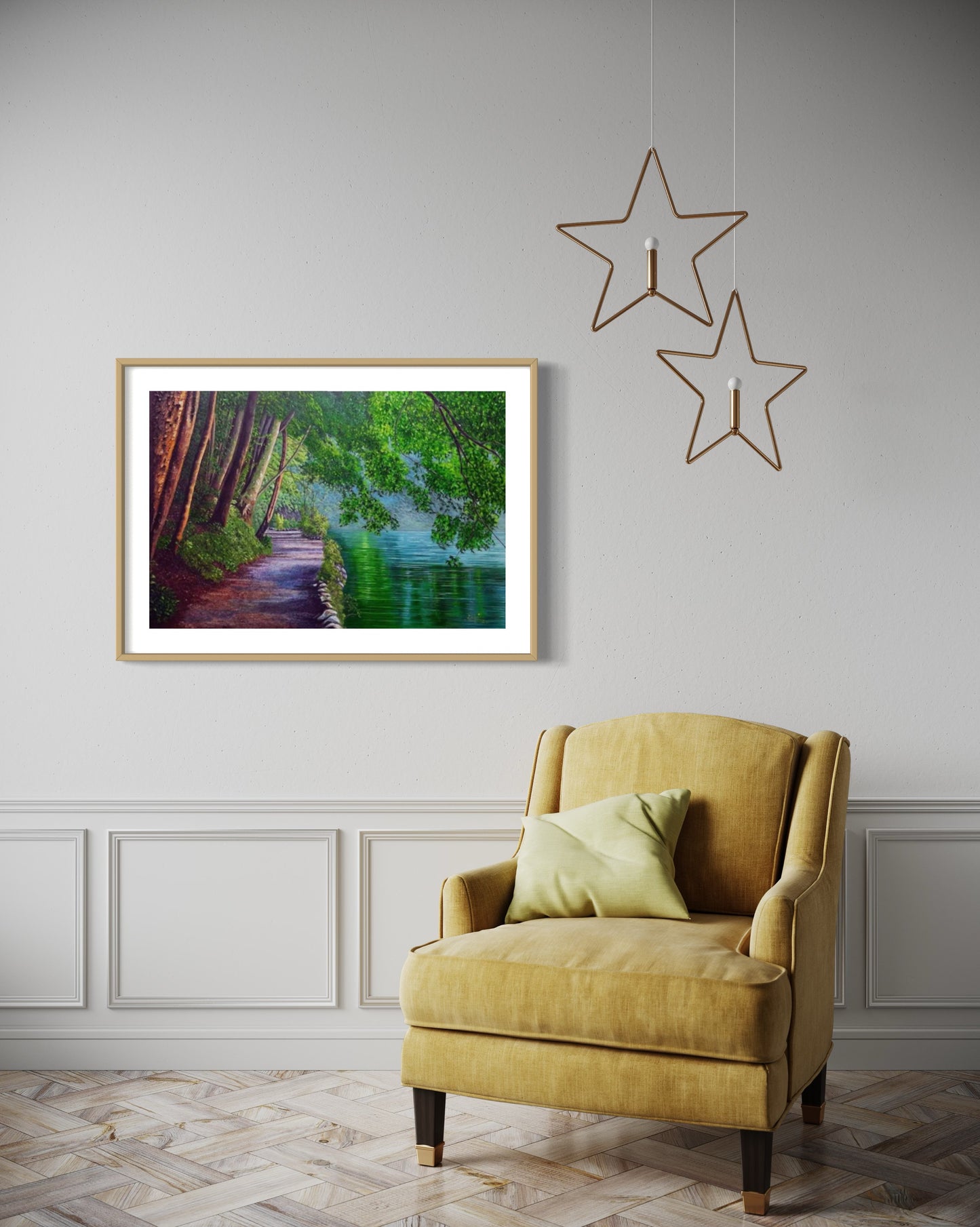 Enchanted Woods: The Serene Path to a Reflective Oasis