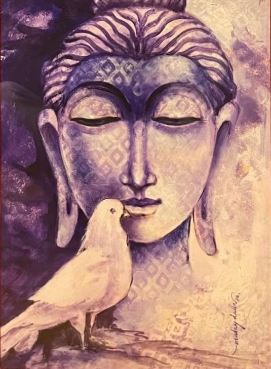 buddha original handmade painting