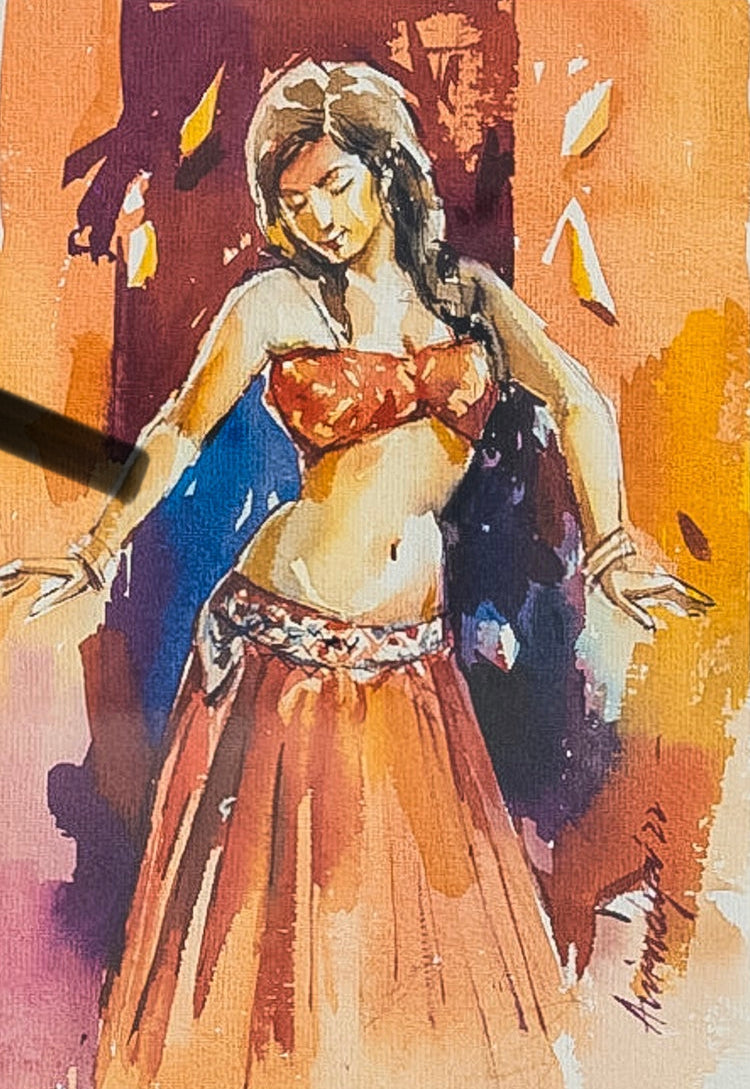 buy indian dancer painting