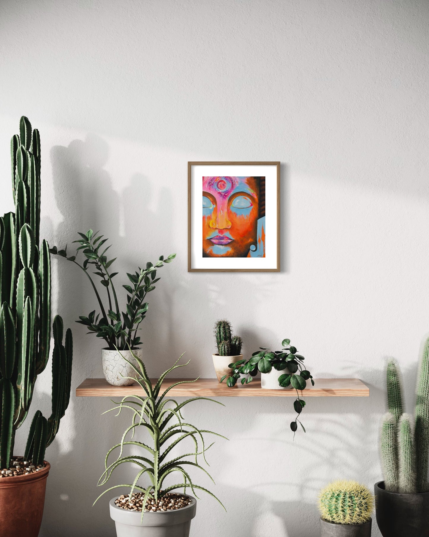 Transcendence in Color: Buddha Painting