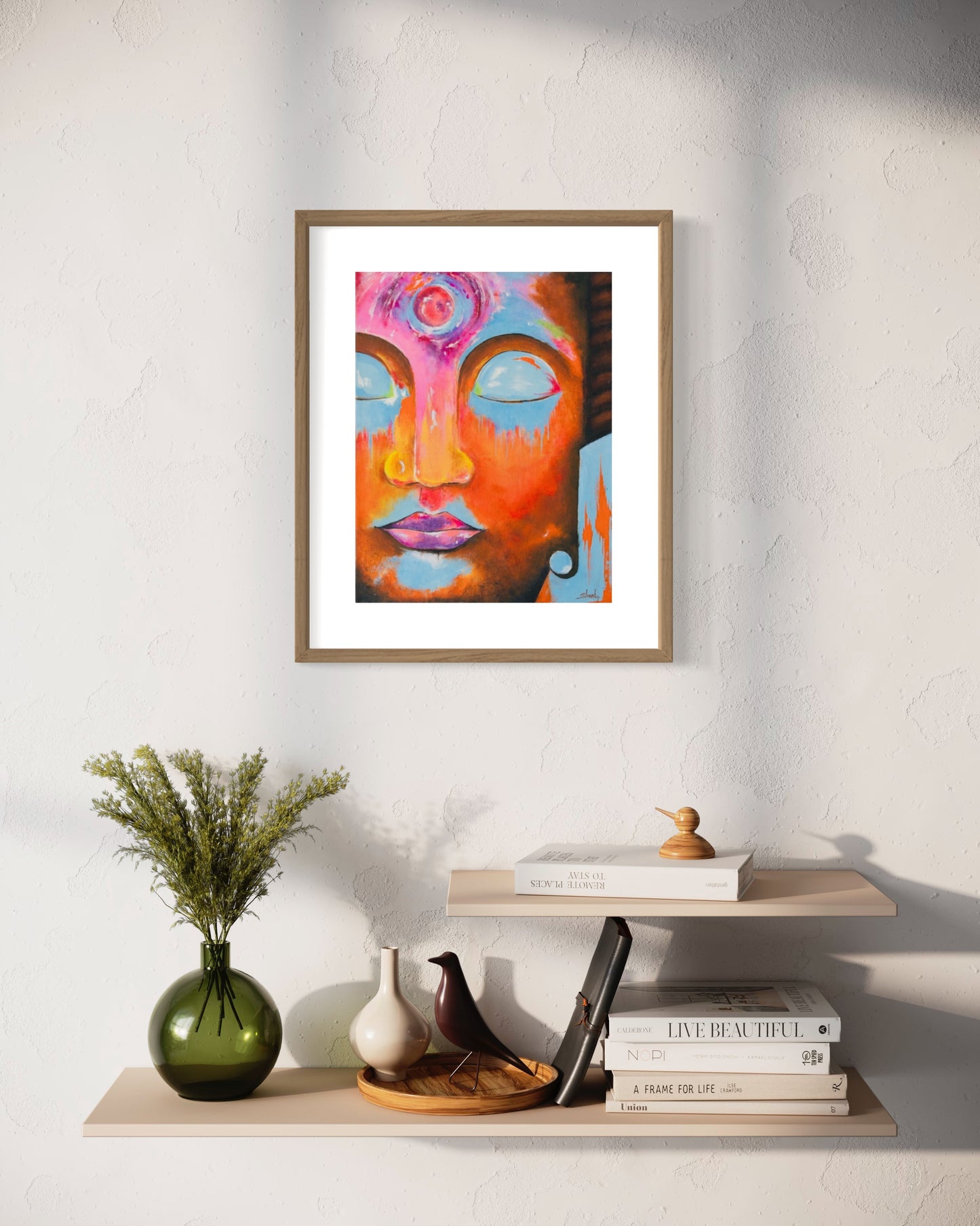Transcendence in Color: Buddha Painting