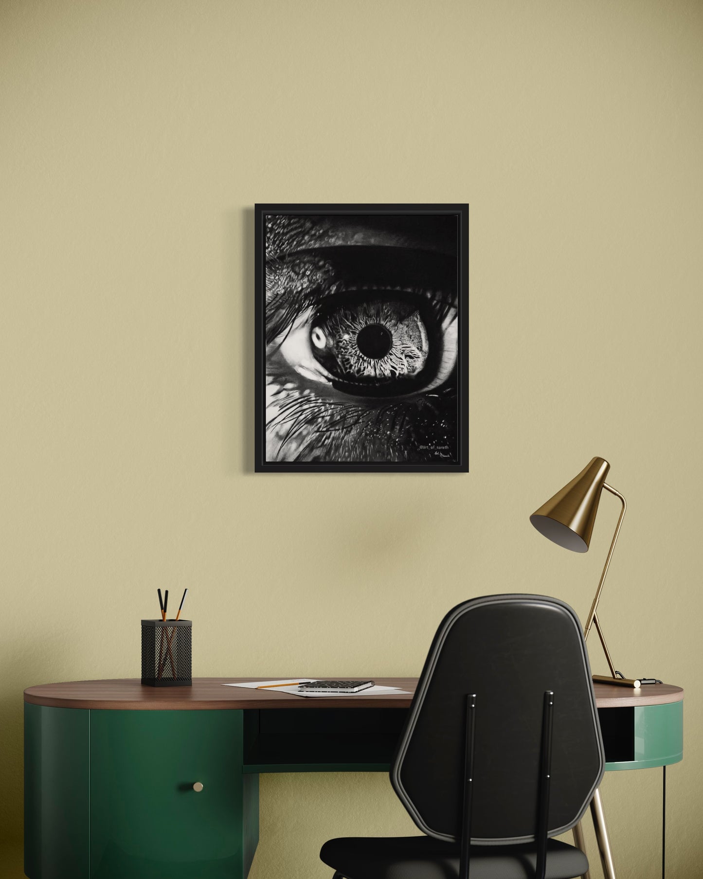 A Window to the Soul: Mesmerizing Handmade Eye Drawing