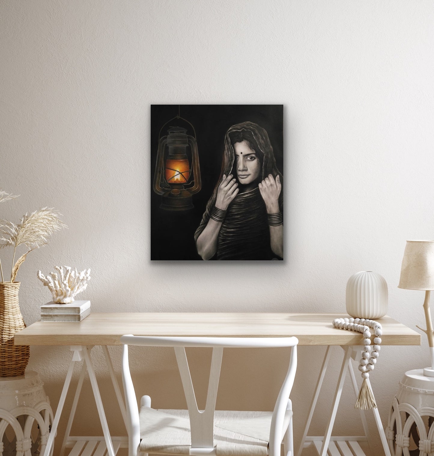 Woman with Lantern