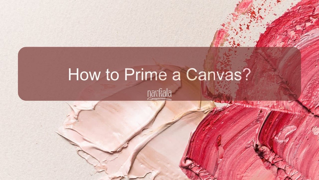 how to prime a canvas with gesso