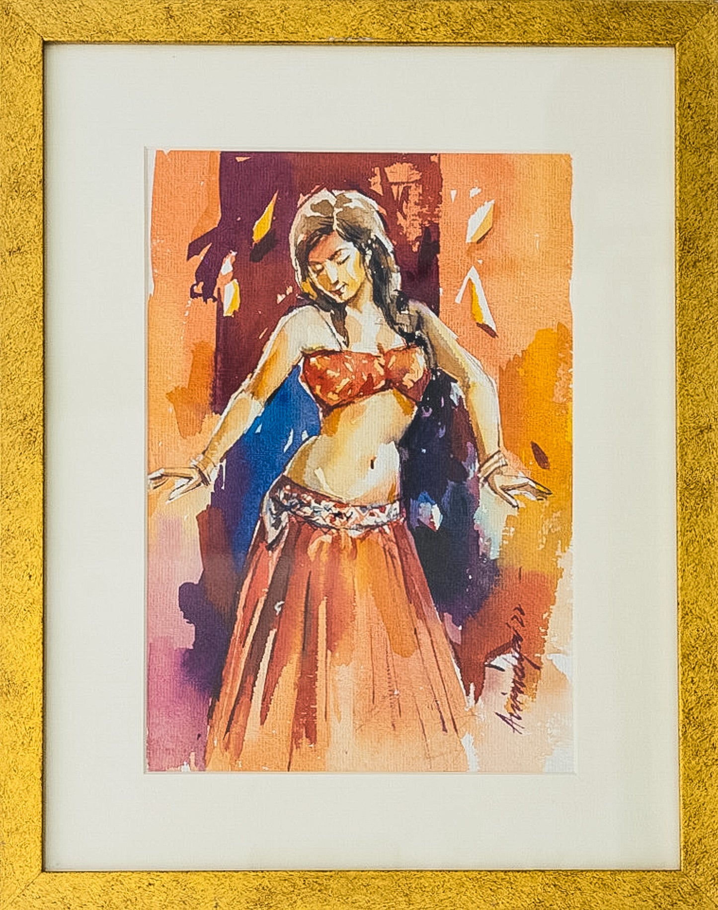 buy indian dancer painting